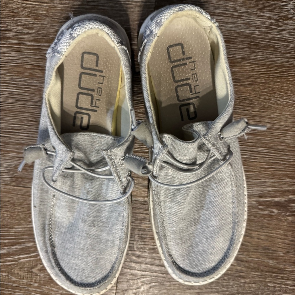 Hey Dude Gray Shoes